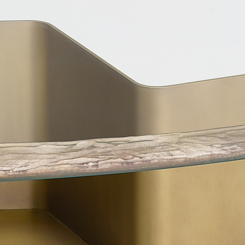 Monzino: Contemporary coffee table, Engraved coffee table 